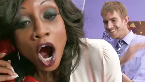 Danny D is romping Diamond Jackson from behind