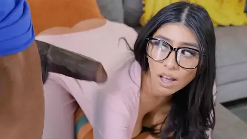 Asian dude is toying with a large donk dark-hued girl