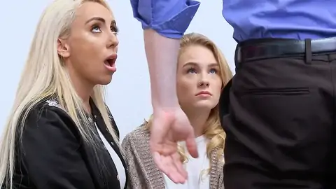 MILF is watching while her stepdaughter is wailing