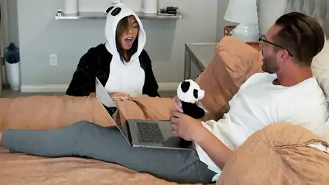 Massive prick for a supah-ultra-cute teen that cosplays as a panda