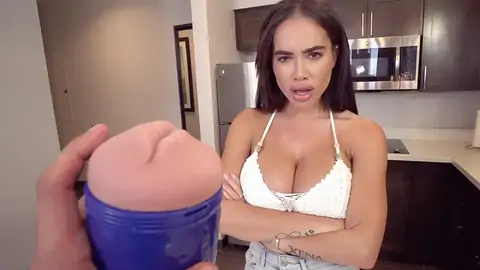 Dark-haired MILF is giving a dt and gets a jizm-shot