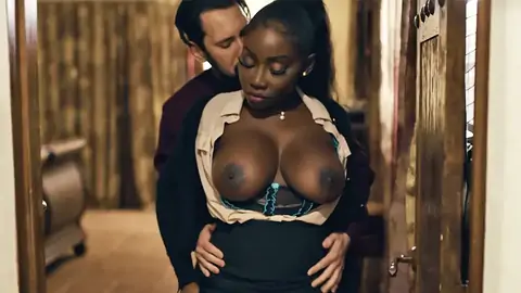 Squashing real estate agent's fat mammories to make a deal