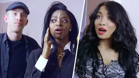 The dark-hued real estate agent is providing a BLOWAGE to a BWC