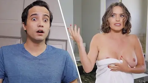 Stepson is fingering the MUMMY's cunny under the table