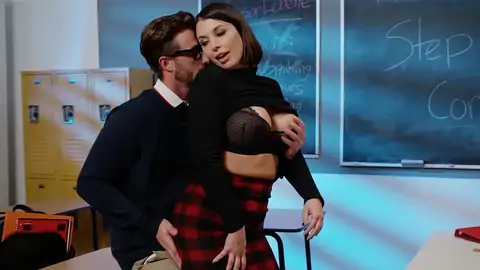 Horny lecturer has smash-a-thon in the standing doggystyle-fashion posture